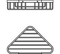 Ideal Standard IOM savon d'angle match1 A9105AA chromé
