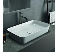 Ideal Standard Ipalyss E1886V1 65x40x12cm, sans trop-plein / trou du robinet, blanc soyeux