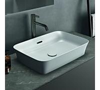Ideal Standard Ipalyss E2078V1 55x38x12cm, avec trop-plein, sans trou pour robinetterie, blanc soyeux