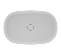 Ideal Standard Ipalyss vasque, sans trou pour robinet, sans trop-plein, 600x380x120 mm, E1396MA, Couleur: Blanc avec Idéal Plus