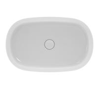 Ideal Standard Ipalyss vasque, sans trou pour robinet, sans trop-plein, 600x380x120 mm, E1396V1, Couleur: Blanc soyeux