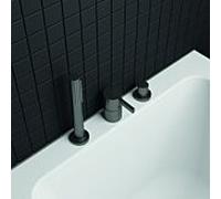 Ideal Standard Joy Ideal Standard 3 trous BC788A5 Magnetic Grey, pour montage sur rebord, sans bec
