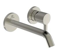 Ideal Standard Joy Mélangeur lavabo mural encastré, saillie 180mm, A7378GN, Couleur: Silver Storm