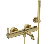 Ideal Standard Joy mitigeur de bain BC787A2 avec set de douche, or brossé