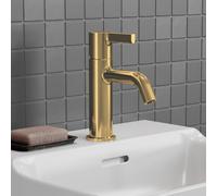 Ideal Standard Joy mitigeur lavabo BC776A2 sans garniture de mitigeur lavabo , saillie 110 mm, or brossé