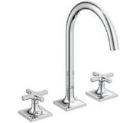 Ideal Standard Joy Neo mitigeur lavabo 3 trous BD145AA poignées croisées, saillie 168 mm, sans garniture de vidange , chromé