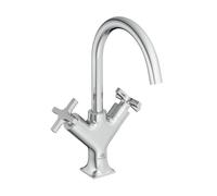 Ideal Standard Joy Neo - Waschtischarmatur ohne Ablaufgarnitur Ausladung 169mm Kreuzgriffe chrom