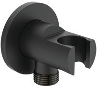Ideal Standard Joy raccord coudé avec support noir BC807XG