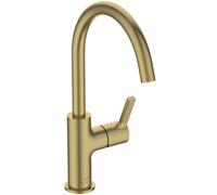 Ideal Standard Joy robinetterie de lavabo, bec haut, sans garniture de vidage, BC778A2, Couleur: Or brossÃ©