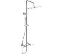 Ideal Standard Joy Système de douche Neo à deux poignées BD159AA avec mitigeur de douche, poignées à levier, chromé