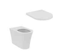 Ideal Standard La Dolce Vita Cuvette au sol avec AquaBlade, avec abattant WC, E263801+E330401,