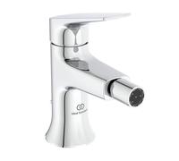 Ideal Standard Mitigeur de bidet La Dolce Vita BD664AA avec garniture de vidange en métal, saillie 105 mm, chromé