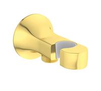 Ideal Standard Coude de raccordement mural La Dolce Vita BD682A2 encastré, avec support de douche, or brossé