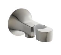 Ideal Standard Coude de raccordement mural La Dolce Vita BD682GN à encastrer, avec support de douche, tempête argent