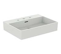 Ideal Standard Lavabo Extra R0543MA 3 trous de robinetterie, avec trop-plein, rectifié, blanc avec Ideal Plus