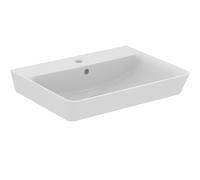 Ideal Standard - Lavabo suspendu en grès fin 60 x 46 cm, avec trou pour robinet et trop-plein, blanc, Ideal Standard Connect Air (E029801)