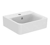 Ideal Standard Connect Lave-mains, 1 trou pour robinet, 400x360x160mm, E7137MA, Couleur: Blanc avec Idéal Plus