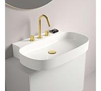 Ideal Standard Linda-X lavabo T4397MA 3 trous pour robinetterie, sans trop-plein, 750 x 500 x 130 mm, blanc Match Plus