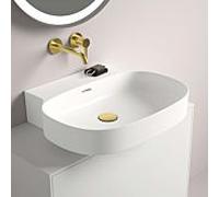 Ideal Standard Linda-X T4756MA sans trou pour robinetterie, avec trop-plein, 600 x 500 x 135 mm, blanc Ideal Plus