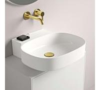 Ideal Standard Linda-X T4987MA sans trou pour robinetterie, sans trop-plein, meulé, 500 x 480 x 135 mm, blanc Ideal Plus