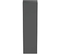 Ideal Standard Meuble Ideal Standard Conca T3956Y2 2000 porte, 37x25x140 cm, meuble mi-haut, laqué anthracite mat