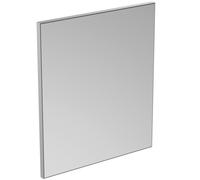 Ideal Standard Mirror&Light miroir mural, avec cadre, réversible, hauteur 700mm, T3355BH, Exécution: 600x26x700 mm
