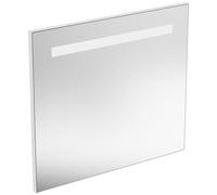 Ideal Standard Mirror&Light miroir mural, avec éclairage, antibuée, T3342BH, Exécution: 800x26x700 mm