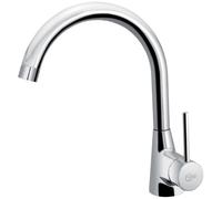 Ideal Standard - Mitigeur évier monotrou bec tube orientable 360° chromé - NORA