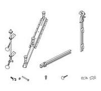 Ideal Standard montage de tablier K793567 avec pieds de bain + bandes de bain