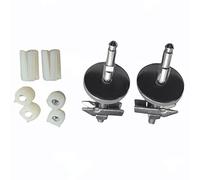 Ideal Standard - Multi Suites, Ensemble de charnières pour siège de toilette à fermeture ralentie série Tesi en acier inoxydable, EW00567, chromé