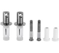 Ideal Standard - Multi Suites, Ensemble de charnières pour siège WC série Mia en acier inoxydable, J4555BJ, Chromé