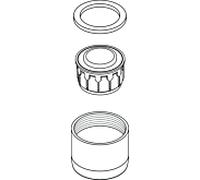 Ideal Standard Neoperl Buse M22X1 -B- IG, Chrome A960996AA Chrome