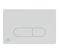 Ideal Standard Plaque de chasse d'eau Oleas R0115AA Double chasse mécanique Chrome 234x8,5x154 mm
