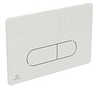 Ideal Standard Plaque de WC Oleas R0115AC 234×8,5×154 mm Mécanique Blanc
