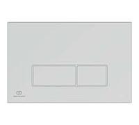 Ideal Standard - Plaque de commande Oleas R0121AA - double chasse mécanique - Chrome 234x8,5x154mm