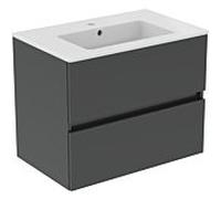 Ideal Standard Eurovit+ Vasque avec meuble bas, 2 tiroirs, R0573TI,