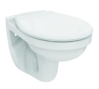 Ideal Standard Pack wc suspendu Astor 2 Cuvette wc avec Bride et Abattant Blanc Résistant Hygiéne Confort Installation Facile Certifié NF R034801