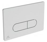 Ideal standard Oleas m1 plaque poussoir 2f pour actionnement mécanique coins arrondis blanc R0115AC