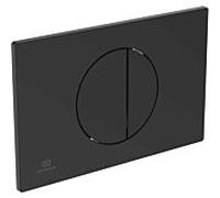 Ideal Standard plaque de commande de toilettes Oleas M4 R0503A6 230x7,5x150, mécanique, noir