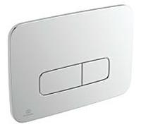 Ideal Standard plaque de WC Oleas R0124AA 241x8.5x165mm, pneumatique, chromée