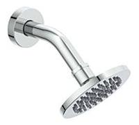 Ideal Standard Tête de douche Idealrain B9436AA Effet pluie Chromé Raccord mural 11,8 cm Ø 10 cm
