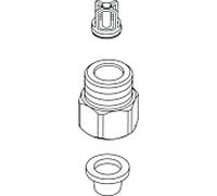 Ideal Standard porte- Ideal Standard intérieur u. extérieur G3 / 8, A962215AA chromé