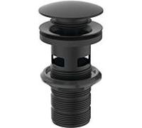 Ideal Standard push open valve E1482XG pour Waschtische avec trop-plein, Silk Noir
