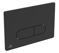 Ideal Standard Oleas - Plaque de commande pour WC avec pour chasses d'eau à 2 volumes chrome mat / chrome mat