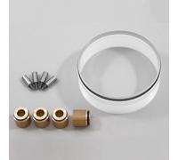 Ideal Standard Rallonge pour robinetterie bain/douche et set de finition pour mitigeur thermostatique encastré individuel, A960704NU,