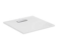 Ideal Standard Receveur de Douche Ultra Flat New, Carré 70 x 70 cm, Ultra-plat 2,5cm d’épaisseur seulement, Acrylique, Blanc Brillant, 27 formats disponibles, T446501