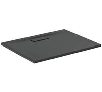 Ideal Standard Receveur de Douche Ultra Flat New Noir Mat Rectangulaire 90 x 70 cm Ultra-plat Hauteur 2,5 cm Acrylique T4474V3