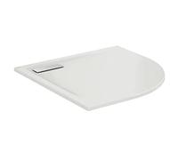 Ideal Standard Receveur de Douche Ultra Flat New, Receveur d'Angle 90 x 90 cm, Ultra-plat 2,5cm d’épaisseur seulement, Acrylique, Blanc Brillant, 27 formats disponibles, T449201