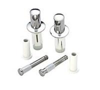 Ideal Standard J4555BJ Multi Suites Charnières abattant WC, Chrome
