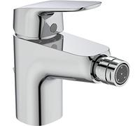 Ideal Standard Robinet Mitigeur de bidet WC Ceraflex, Mousseur aérateur intégré, Bonde plastique, Flexibles inclus G3/8, chromé B1718AA